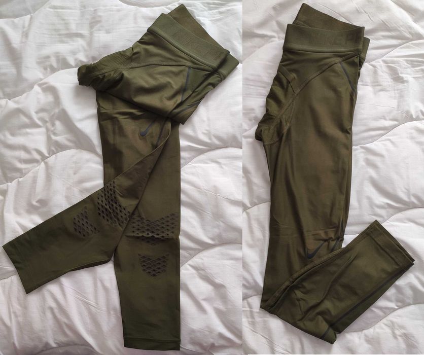 Nike Pro Running Tatami Leggings M Novas