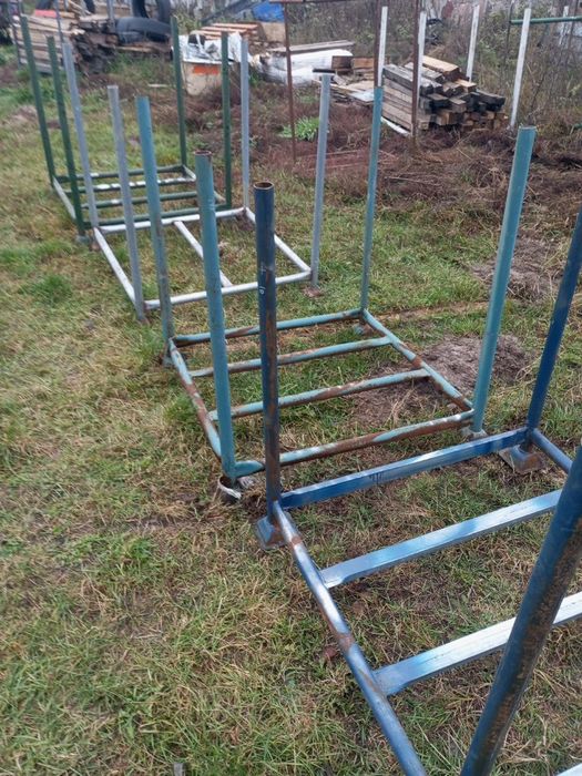 Kosze metalowe ocynkowane malowane