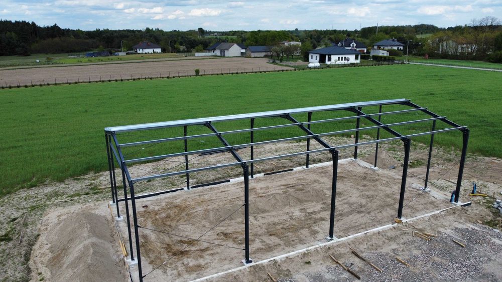 Konstrukcja Hali 20x50x6m 1000m2 Konstrukcje stalowe hale PRODUCENT