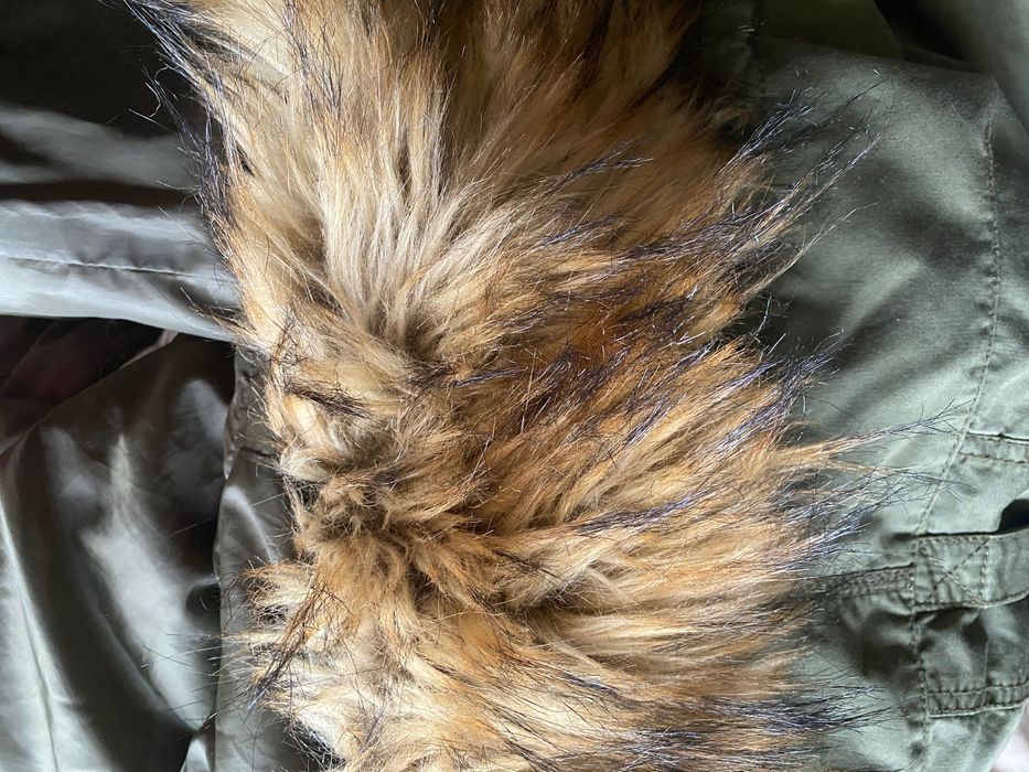 Bershka kurtka parka M na L ocieplana