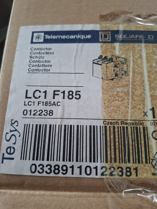 Contactor telemecanic 400 amp, bobine 230 volts ac, novo
