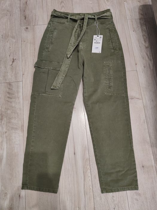 Новые весна/лето/осень штаны карго Zara, р. М
