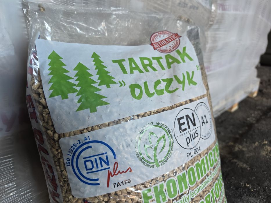 Pellet drzewny 6mm Olczyk ENplus DINplus PEFC - Kamienna Góra- dostawa