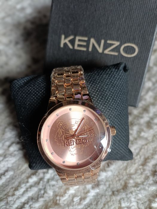 Nowy Kenzo zegarek damski różowe złoto