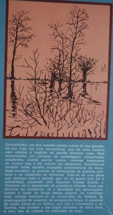 As Bagas Silvestres da Sibéria de Evguéni Evtouchenko