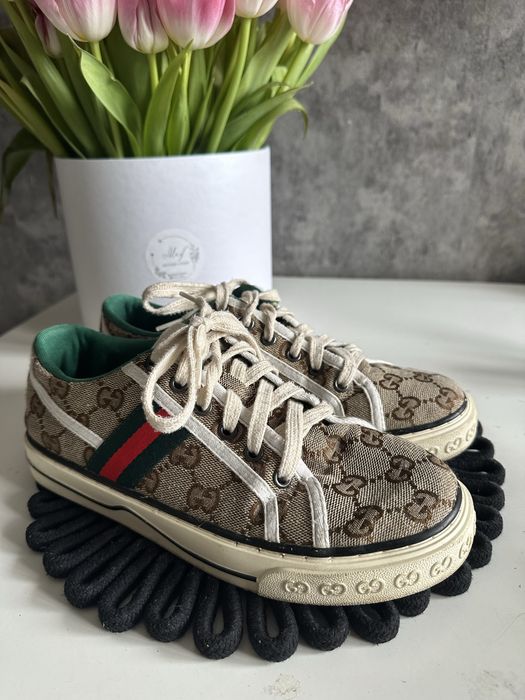 Кеди gucci бежеві