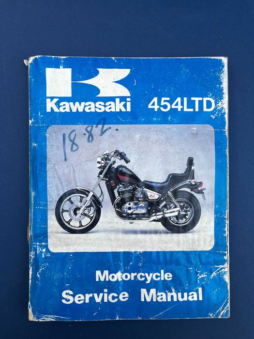 Livro Kawasaki 454LTD service manual
