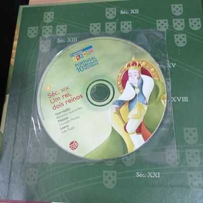 vendo livro Portugal 10 sec de historia  um rei dois reinos com CD
