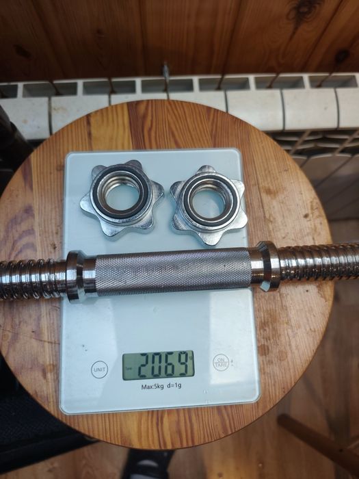 Hantle żeliwne 18kg Domyos