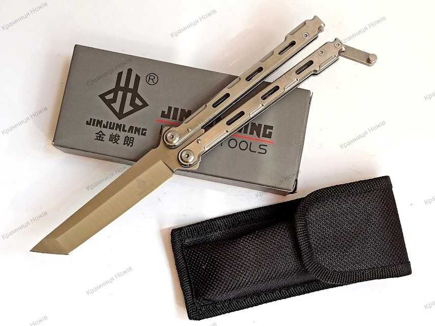 Складний ніж Бабочка Балісонг Танто Jin JL-02А Нож бабочка + чехол