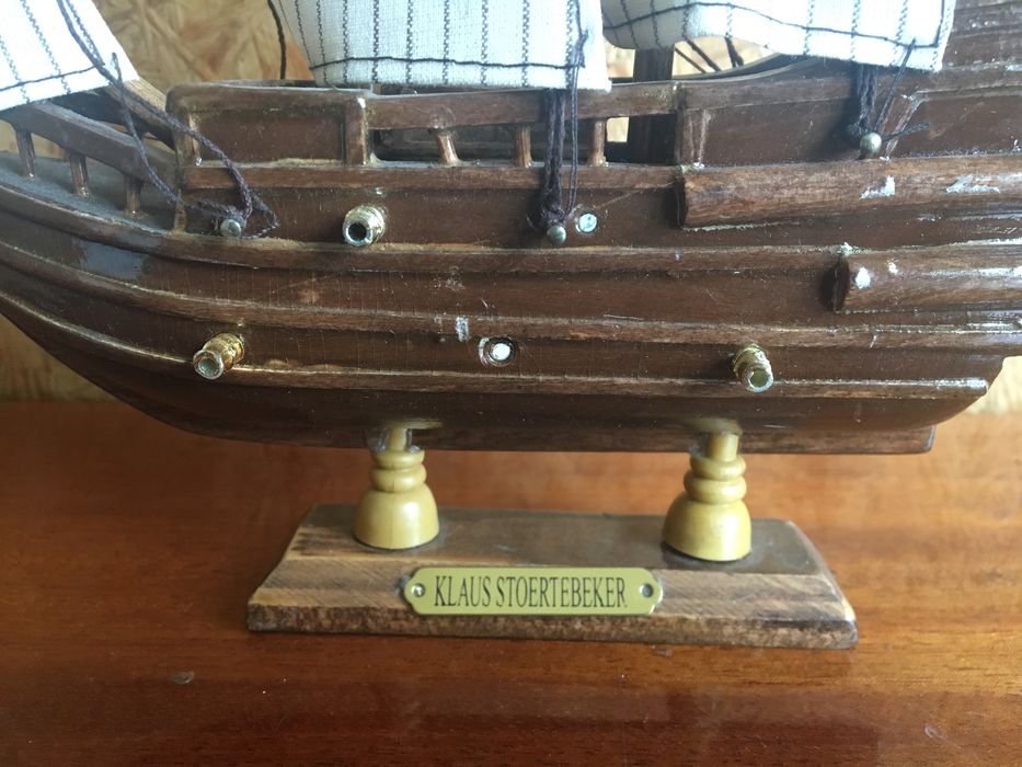 Парусник Корабль пиратский с парусами Klaus Stoertebeker