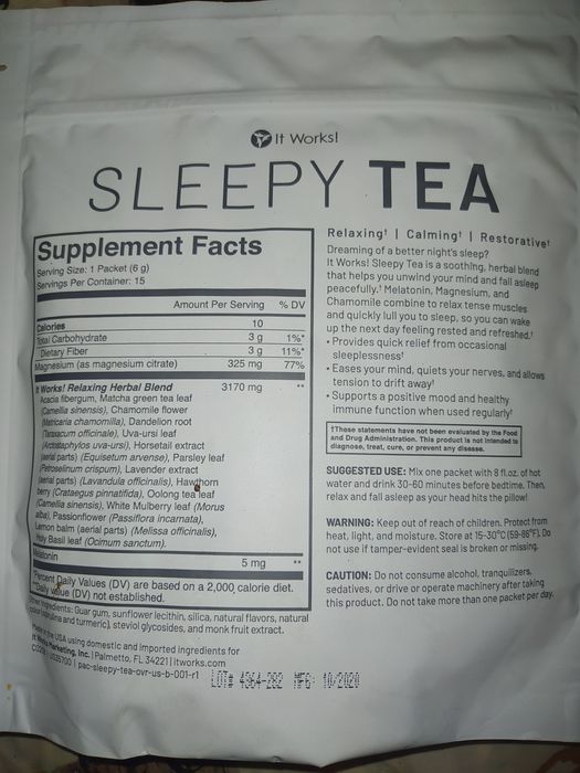 Продам SLEEPY TEA/ чай для сна