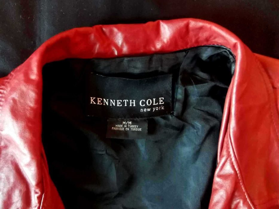 Casaco homem pele genuína Kenneth Cole