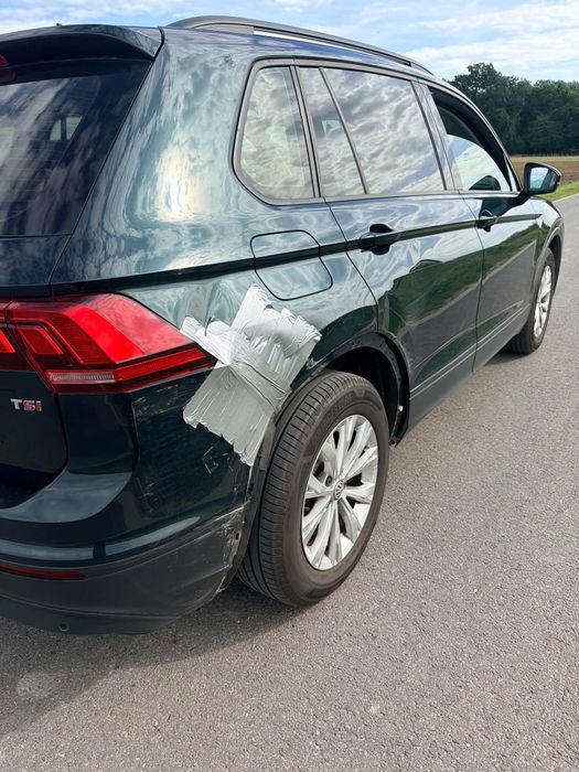 Volkswagen Tiguan 2016, benzyna 1,4, uszkodzony