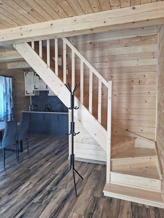 Domek w górach. Domek z bali.