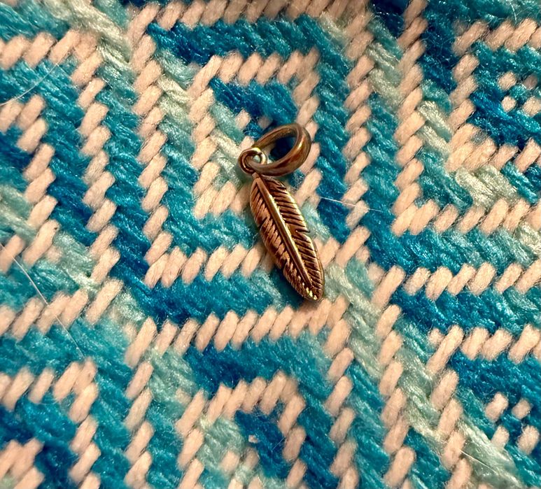 charms srebro 925 liść pióro anioł wisiorek indian łapacz snów love