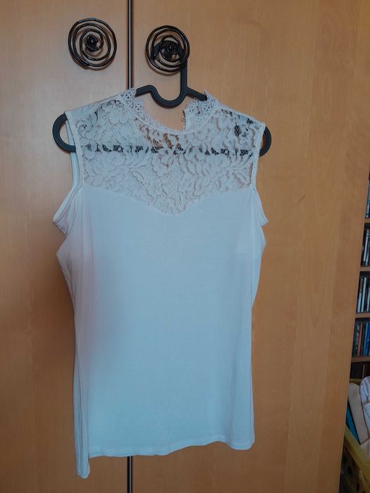 ORSAY bluzka z koronką odkryte ramiona r. 38