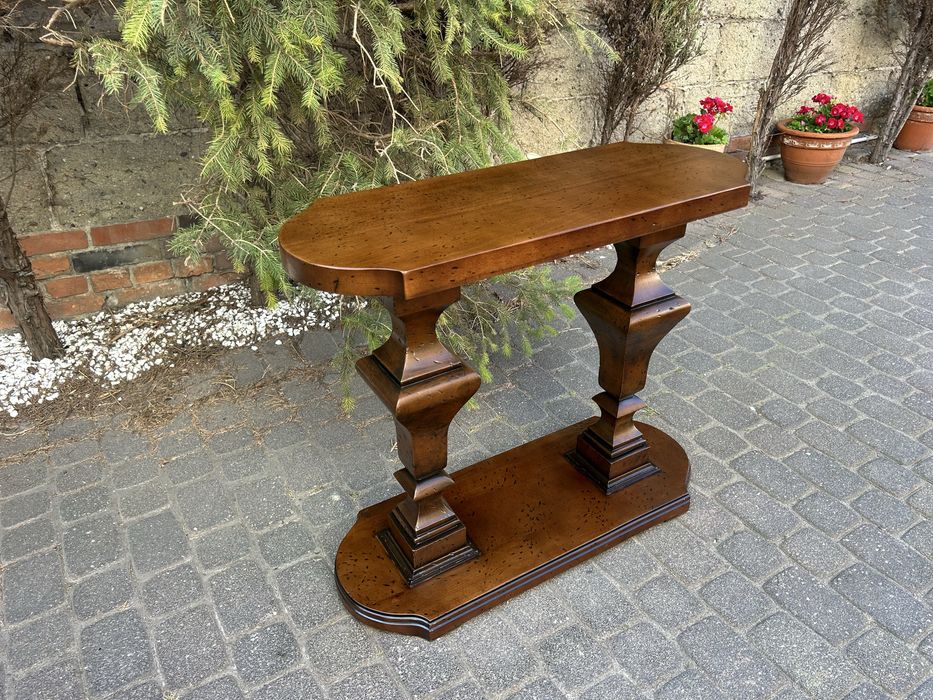 Stylowy Postument Kolumna Stolik Konsola Lite Drewno ! po Renowacji