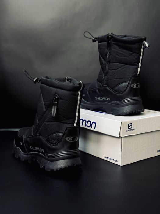 Мужские Дутики Salomon / Самая теплая обувь на зиму / Саламон Дутиши