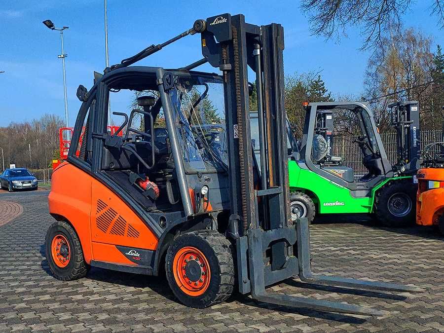 Wózek widłowy Linde H50D-02 5 ton duplex 3,7 m diesel | 2013