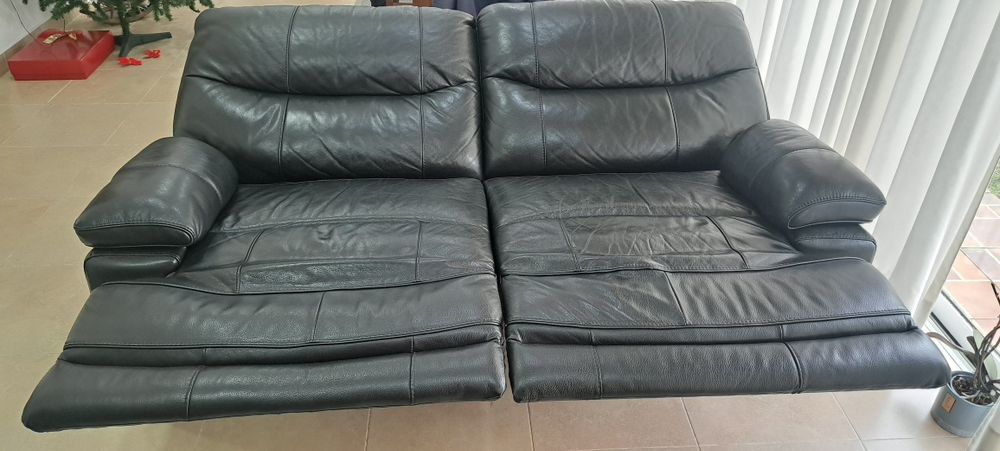 Sofa em pele eléctrico