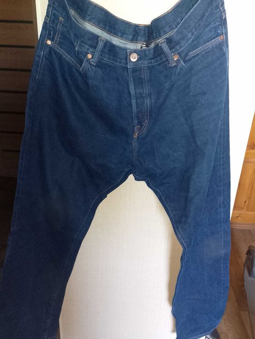 H&M р.58-60(талия 110-114см) джинсы мужские большие