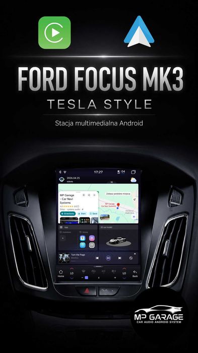 Ford Focus MK3 Android Tesla CarPlay Android Auto 4G LTE QLED GPS