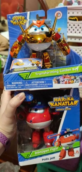 Іграшка трансформер Super Wings Jet, JET,супер крилья