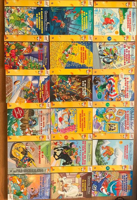 Vários livros Geronimo Stilton capa mole