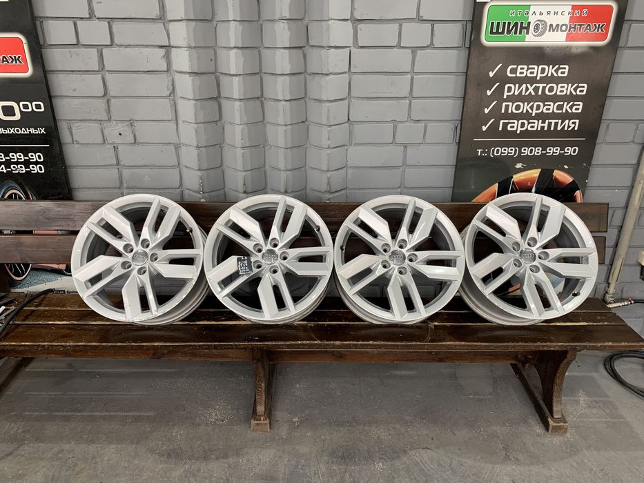 99 Оригинальные литые диски Audi Q5 5/112 R18 et39 80A601025B
