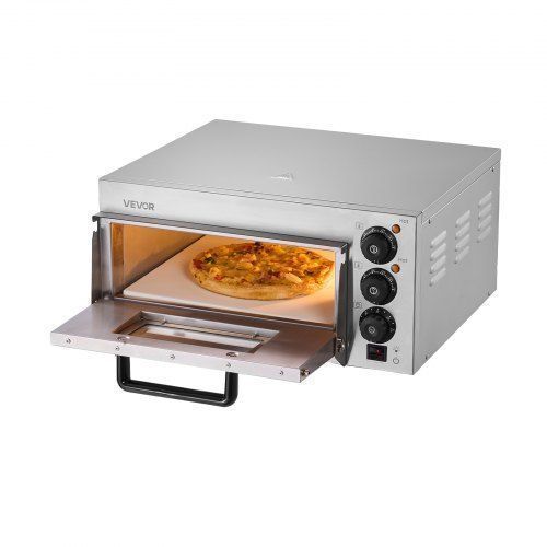 Elektryczny piec do pizzy VEVOR 14 cali stal nierdzewna
