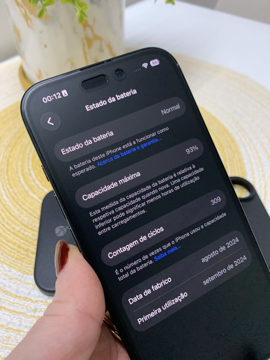 Iphone 16 || 128GB || Black || Semi Novo || Fatura e Garantia!