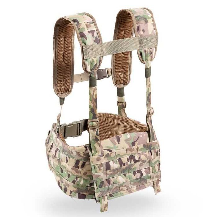 Ремінно-плечова система WARBELT без підсумків в кольорі мультикам