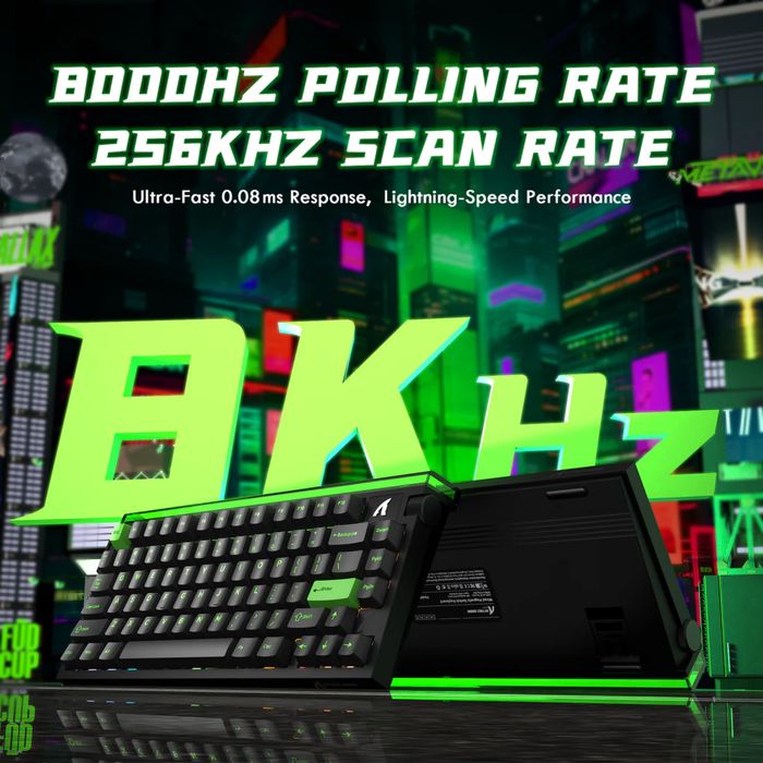 Ігрова клавіатура Attack Shark R85 HE (Magnetic Switch, Rapid Trigger)