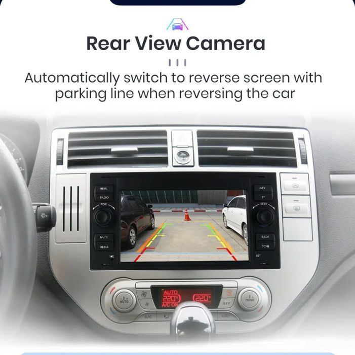 Rádio 2din 7" 2/32GB Ford Transit Focus Fusion Galaxy Carplay GPS NOVO
