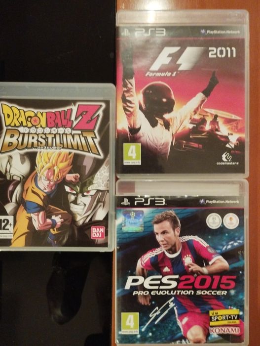 Jogos PlayStation 3 conjunto dos 3 jogos