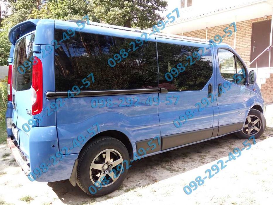 Спойлер Renault Trafic Рено Трафик ляда распашонка