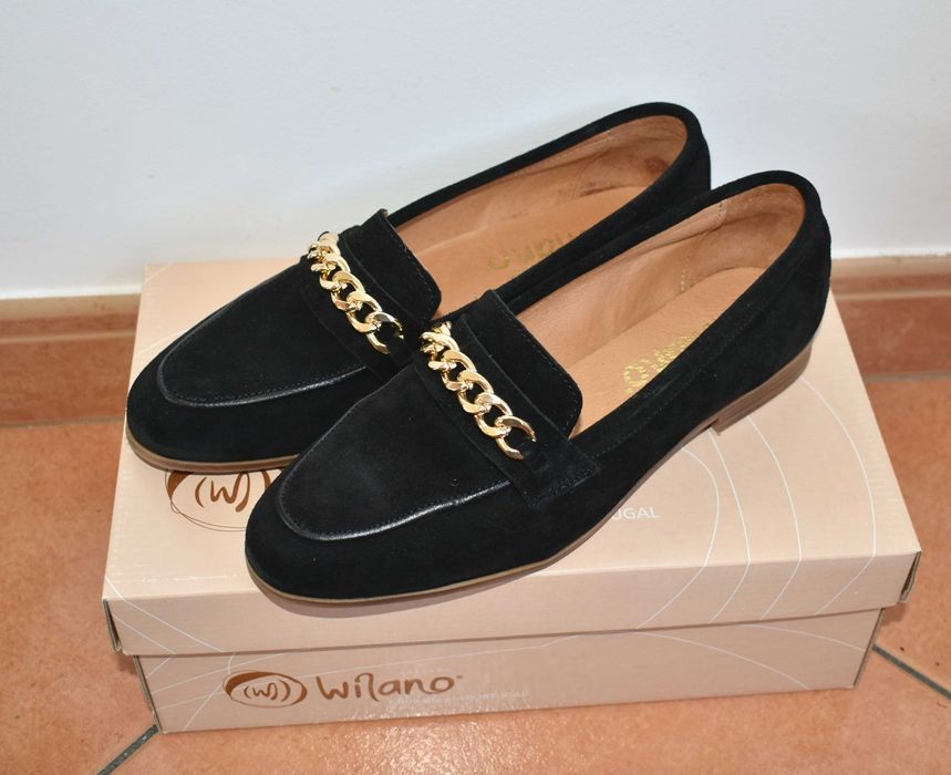 Sapatos em pele - senhora - marca Milano - NOVOS - Nº38