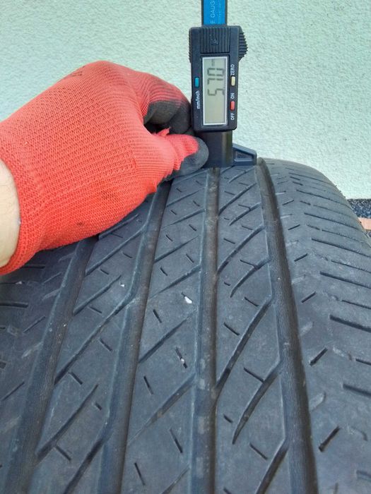 4 opony letnie Bridgestone 215/55R18, bieżnik 5,5mm.