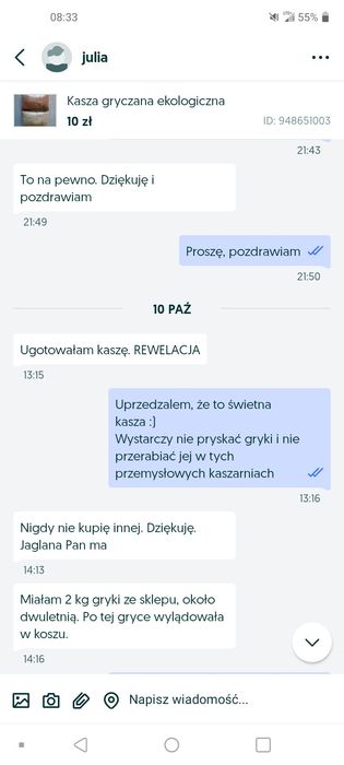 Kasza gryczana ekologiczna
