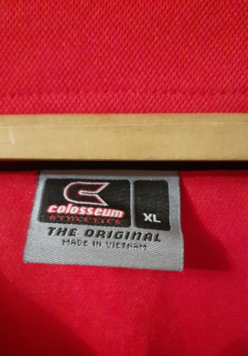 Мужская футболка поло Colosseum Athletics XL красного цвета