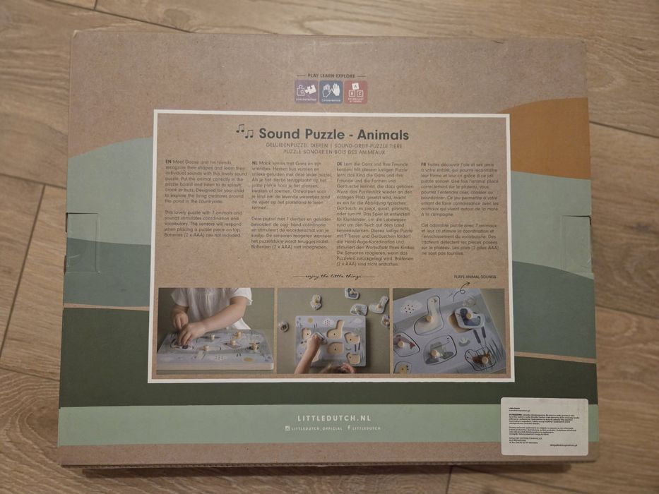 Little Dutch puzzle dźwiękowe