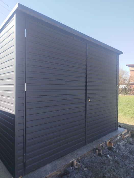 Garaż Blaszany 6 x 5,80  Orzech!