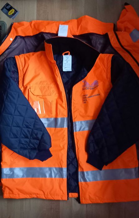 Kurtka męska robocza odblaskowa zimowa 3w1  roz.xxl Scotchlite Logica