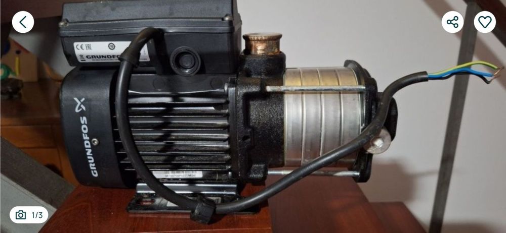 Bomba Grundfos para água