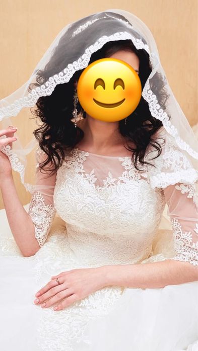 Весільна сукня + фата + аксесуари