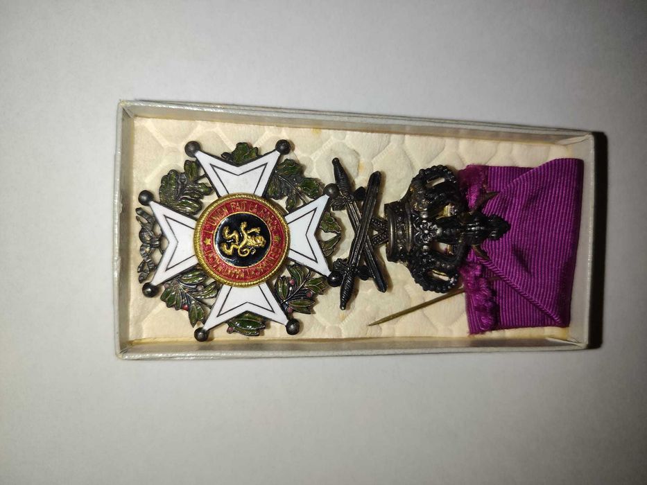 Medalha Cruz de Cavaleiro da Ordem de Leopoldo- Bélgica