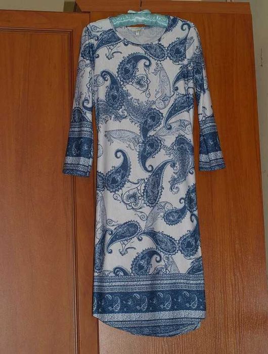 NLY Trend pięknie dopasowana sukienka baby blue w rozm.XS