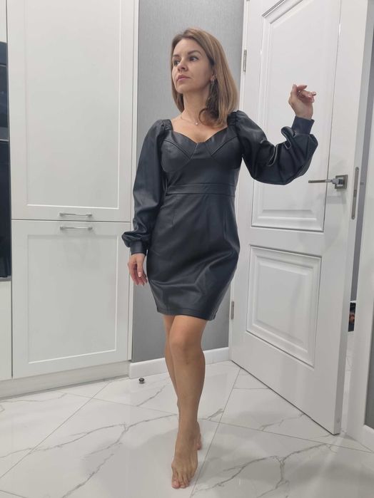 Сукня шкіряна xs ,s