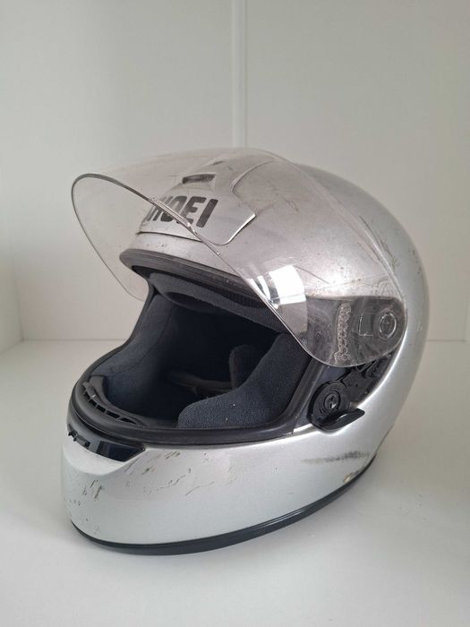 Kask motocyklowy SHOEI XR-800 integralny srebrny używany